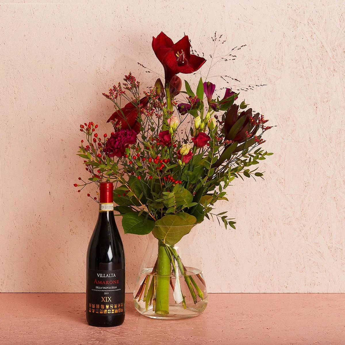 Den moderne røde jul med Villalta, Amarone della Valpolicella